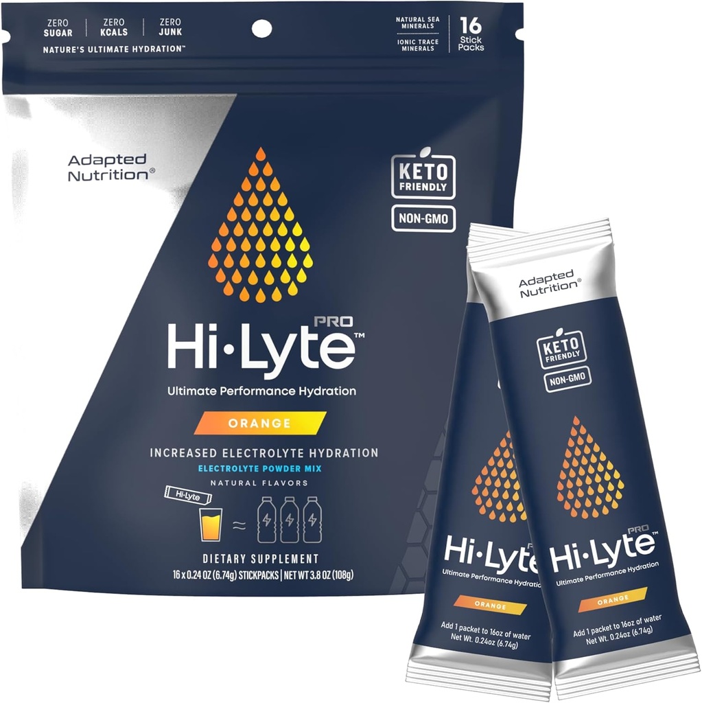 Nutritie adaptata Hi-Lyte Pro Pachete de hidratare - 16 Pachete individuale de bautura 