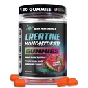 Creatine Gummies 5g- Creatina naturala Monohidrat pentru barbati si femei- delicioasa aroma pepene verde de capsuni- Boost Putere, energie si crestere musculara- Vegan Pre Workout Gummies- Made in USA