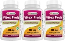 Cele mai bune Naturale Vitex Chasteberry 400 mg 250 capsule (pachet de 3)