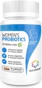 NutraBlast Probiotice vaginale pentru femei Digestive, Echilibru intim, UT & Sanatate vaginala - 50 Miliarde CFU - 6 Strine, Prebiotice, Extract de afine & D Mannose - Femei Probiotice (30 Conte)