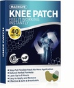 Genunchi de ajutor durere patch 40 Count- pentru genunchi, gât, umăr, spate şi Bone-on-Bone Hot Patch, 8 ore de lung-Lasting dureri articulare de relief