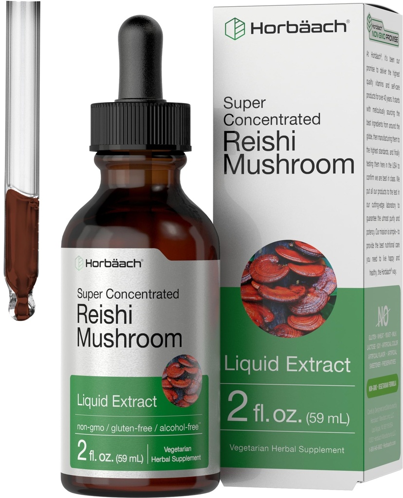 Horbäach Reishi Mushroom Extract Tinctură 