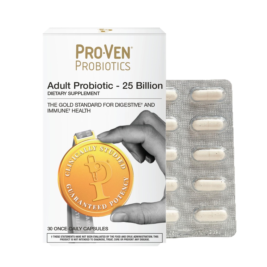 Probiotic zilnic pentru femei si barbati &amp; 25 Miliarde CFU cu acidophilus & Bifidus 