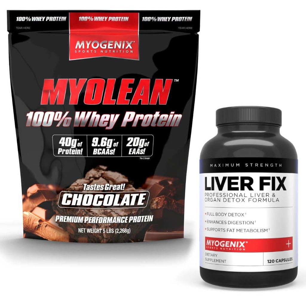 Myogenix suport hepatic Suplimentul & Myolean Ciocolata Whey Puls