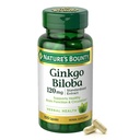 Bounty Natura Ginkgo Biloba Capsule 120mg, Supliment de suport de memorie, Suporturi funcţie cerebrală şi alertă mentală, 100 capsule