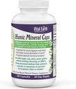 Minerale Vital Earth Capsulele de minerale Humic - 70+ Urme Minerale cu acid fuzelian natural occurent, Supliment mineral de alcalizare pentru detoxifiere, Sanatate guta, Wellness, 120 Conte
