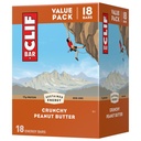 CLIF BAR - Unt de arahide crocant - Made with Organic Oats - 11g Proteine - Non-GMO - Plant based - Energy Bars - 2.4 oz. (18 Pack)