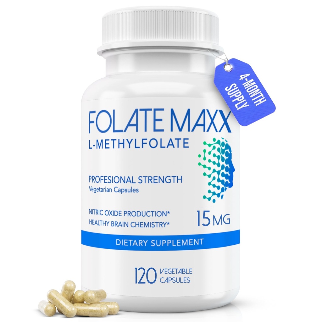 FolateMaxx L-metilfolat 15mg, 120 capsule 