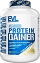 Evlution Nutrition Stacked Proteine Gainer, 50 Grams Whey Complexul de praf de proteine, 251 Grams Carbohidrats, Build Muscle, Recuperare, Post Workout, Gluten-Free (Vanilla Inghetata, 6 LB)