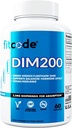 Fitcode Diindolilmetan DIM Supliment pentru bărbaţi - avansat Dim 200mg cu Dim plus Bioperine pentru absorbţie îmbunătăţită - Vegan non-GMO Hormone Echilibru Supliment pentru îmbunătăţirea energiei Mood şi performanţă