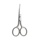 LIVEO Premium Manichiură rotundă Tip Foarfece Multi-scop din oțel inoxidabil Cuticula Pedichiură Pedichiură Beauty Grooming Kit pentru unghii, sprânceană, gene, piele uscată, nas păr 3,5 inch