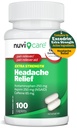 Dureri de cap Relief cu Acetaminofen 250 mg, Aspirină (AINS) 250 mg, Cafeină 65 mg - Relief temporar de dureri şi dureri minore - Comparativ cu Excedren Durere extra- Putere Reliever (100 Caplete)