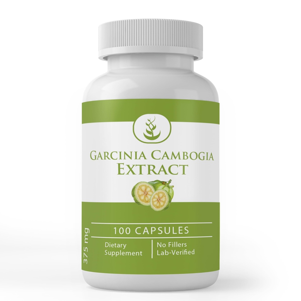 INGREDIENTE ORIGINALE Pure Garcinia Cambogia, (100 capsule) Mereu pură, fără aditivi sau filleri, verificate de laborator