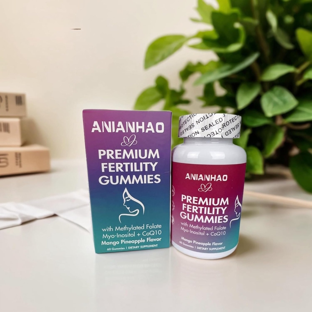 Gume de fertilitate Premium, Gume de echilibru feminine, pentru femei de sănătate & Wellness, Prenatal Conception Supplements, cu CoQ10, Folate and Vitamins, Ovulație și ciclu menstrual