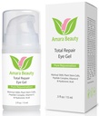 Amara Beauty Eye Cream Gel pentru cercuri întunecate și Puffiness cu Peptide & Acid hialuronic, 0,5 fl. oz.