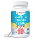 L Metilfolat 15 mg (5-MTHF) - Acid folic activ cu B6 și B12 - Vegan, gluten-free, lactate-free (1 ambalaj)