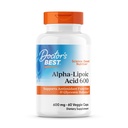 Cel mai bun acid alpha-Lipoic 600 al doctorului, susține funcția antioxidantă și echilibrele glicemice, non-GMO, gluten gratuit, Vegan, Soy Free, 600 mg, 60 Capace vegetale