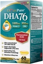 Labo Nutrition OmaxPure DHA76 Omega 3 Ulei de pește, Ultra-concentrat 76% 950 mg DHA, EPA, 60 Conte, grad farmaceutic, CO2 supercritic Formular RTG extras, pentru inimă, comun, creier și sănătate imună