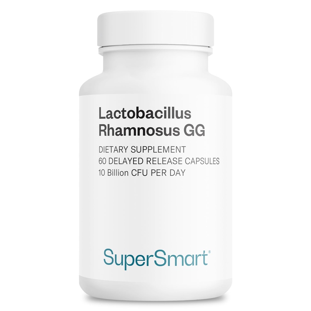 Supersmart Lactobacillus Rhamnosus GG 10 Miliarde CFU pe zi (LG Probiotic cu Inulin) - L. Rhamnosus Supliment 