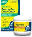 MagniLife respiratia usor piept crema, 4 oz, tuse si dureri musculare Relief Cream pentru adulti, Chest Rub pentru indepartarea mucusului si Congestionare Nasala de ajutor, Natural Topic, Unscented