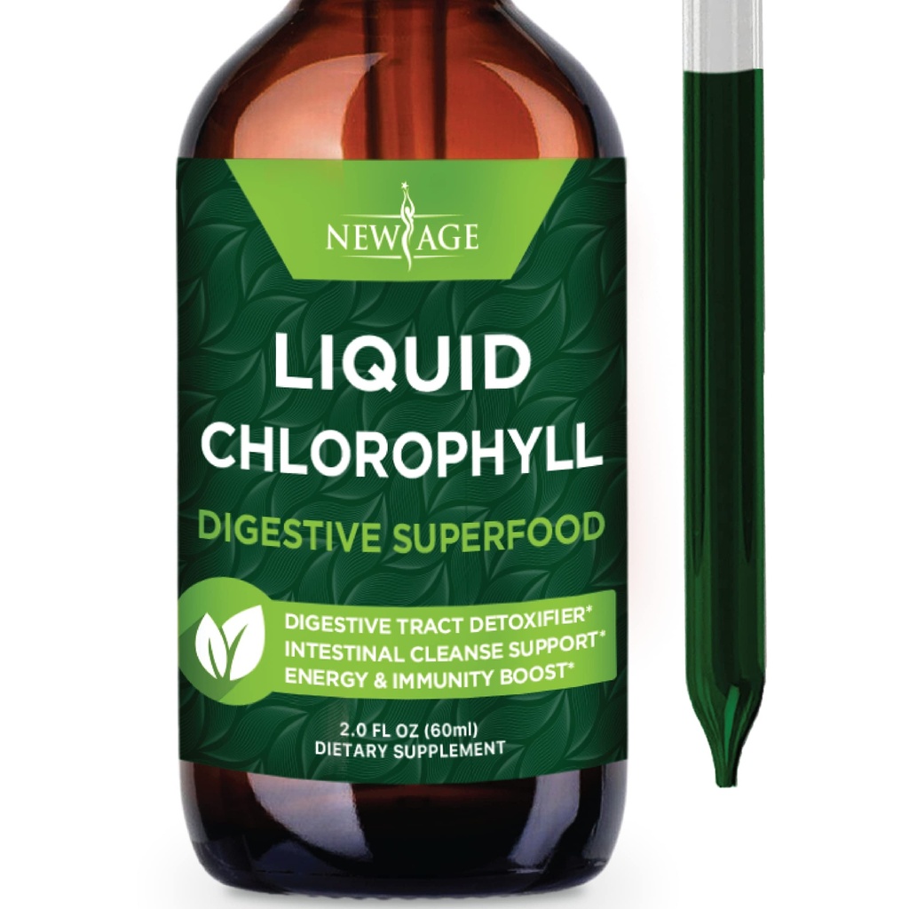 NOUA VÂRSTA Clorofila picaturi lichide - Natural Concentrat 
