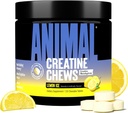 Pastile pentru cretine animale - Cretină îmbunătățită Monohidrat cu AstraGin pentru a îmbunătăți absorbția, sare de mare pentru pompe adăugate, tablete delicioase și convenabile - gheață de lămâie