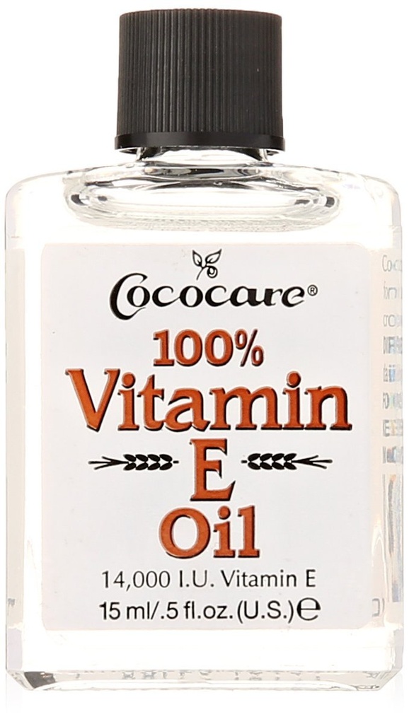 COCOCARE 100% Vitamina E Ulei, 14000 I.U., 0.5 Fl Oz - Skin Moisturizer & Antioxidant Protection
