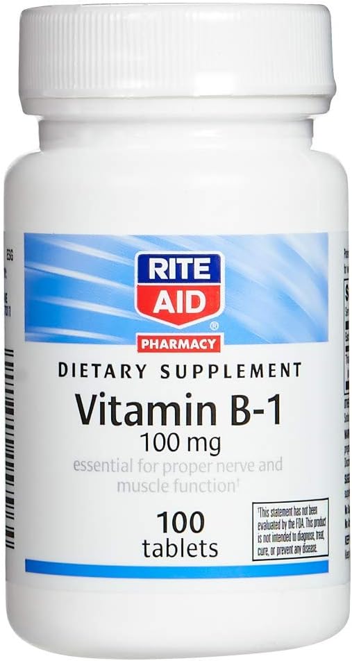 Rite Aid Vitamina B-1 (Thiamine), 100 mg - 100 comprimate 
