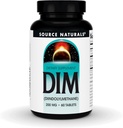 Source Naturals DIM, Diindolylmethane 200mg with BioPerine, Vitamin E & More - 60 Tablets