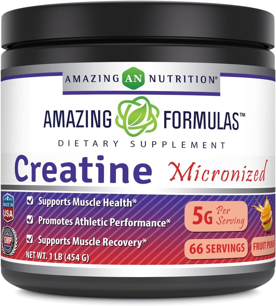 Amazing Formulas Micronited Creatin Monohidrat Powder Supplement 