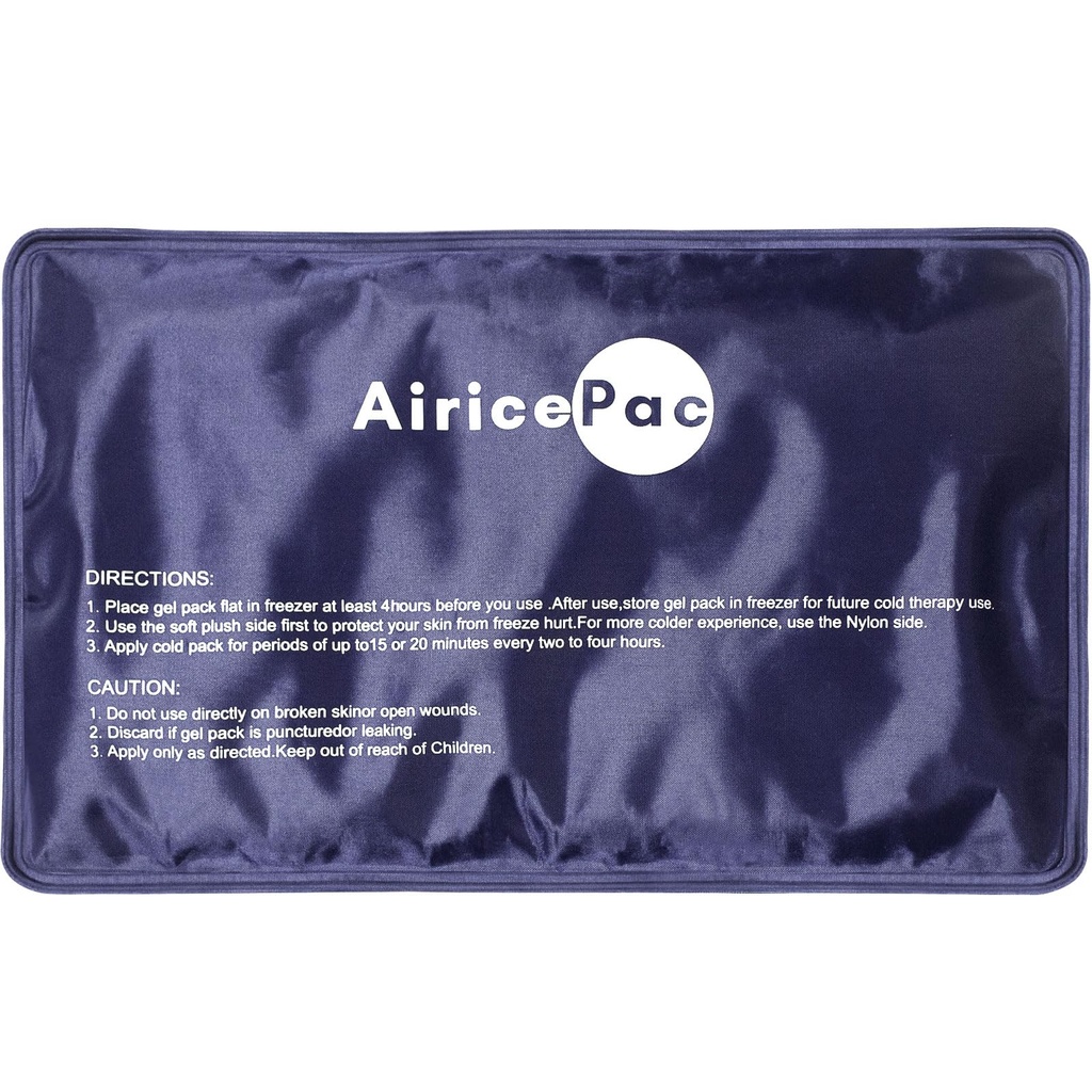 AiricePac Ice Packs pentru leziuni Reutilizabile, Gel Cold Pack pentru genunchi Neck Umăr Ankle Elbow Hip Back Pack Pack Relief, Terapia de Compress rece pentru Umflare, Vânătăi, Chirurgie, 7