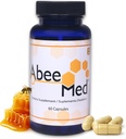 Capsulele AbeeMed Bee Venom - Suplimentul Apitoxinei naturale w/Manuka Honey - Suport inflamație și mobilitate, Disconfort articular și muscular - Suport entorse, vânătăi și strine - 60 Conte (30 Servings)
