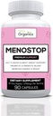 MenoStop - Hot Flashes și Menopause Support - Black Cohosh, Ashwagandha, Dong Quai, Prebiotic și Probiotic Blend - 30 de zile de aprovizionare