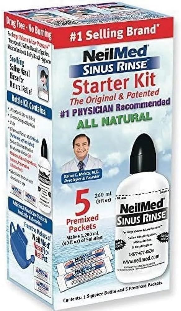 Neilmed Sinus Rinse Starter Kit (Pachet de 2)