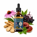 MunoMax - Advanced Immune Supplement - Livrare lichida pentru o mai buna absorbtie - Echinacea, Astragalus, Reishi, Goldenseal, Elderberry & More!