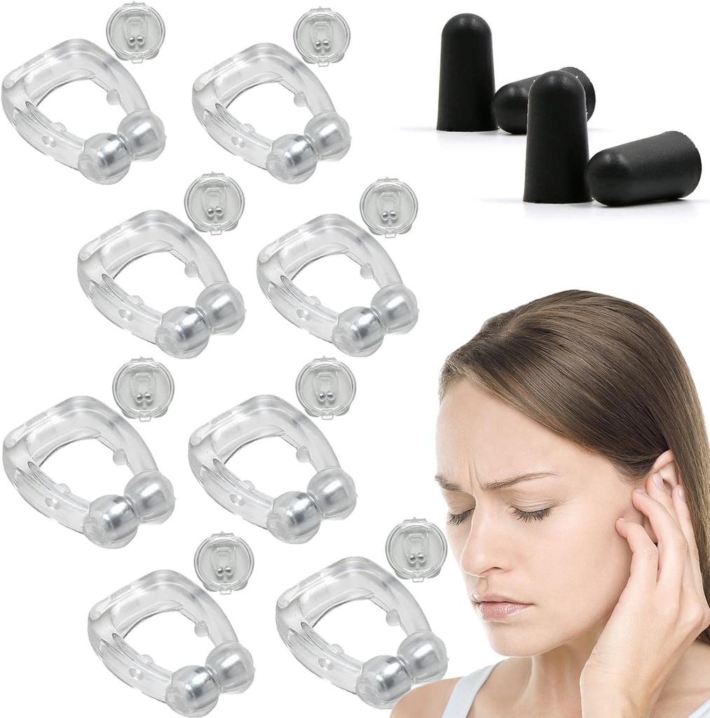 Tinitus Relief pentru urechi inelare, Acupeace Tinitus Dispozitiv de ajutorare, Acupeace Anti Tinitus Relief Ureche clip, Dispozitiv de oprire a inelului urechii (4paire)
