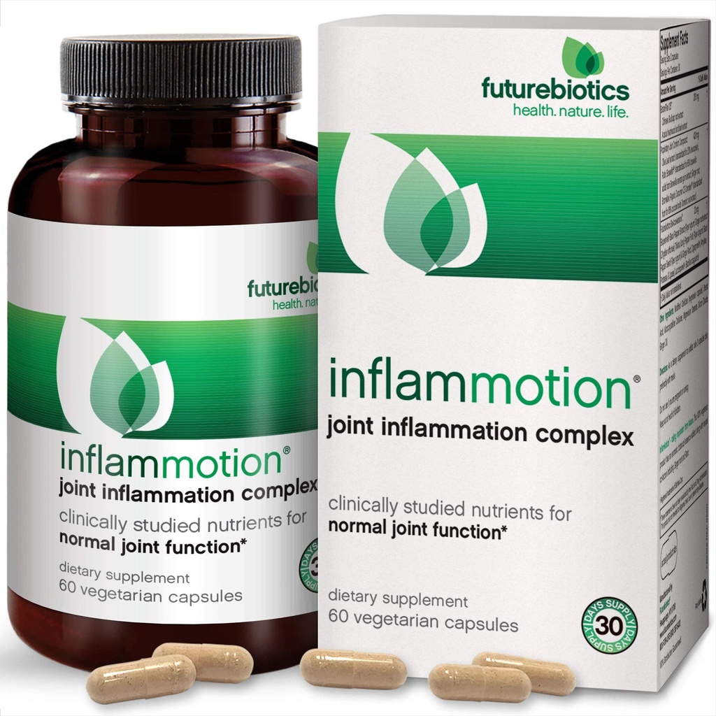 Futurebiotics InflamMotion, Joint Inflamation Complex, 60 Capsule vegetariene