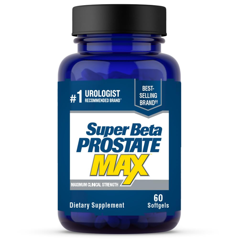 SUPER BETA PROSTATE Max - Advanced Saw Palmetto Prostate Supplement pentru Men's Health, 60ct
