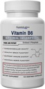 Superior Labs Vitamina B6 50mg, Pure non-GMO Supliment, Absorbție ridicată, Sprijină Sistemul imunitar și nervos, Funcția creierului, Metabolizare & Heart Health, esențiale pentru producția de hemoglobină, 120 Veg Caps