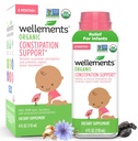 Wellements Organic Constipation Support for 6 Month+ Babys & Toddlers (4 Fl Oz) 
