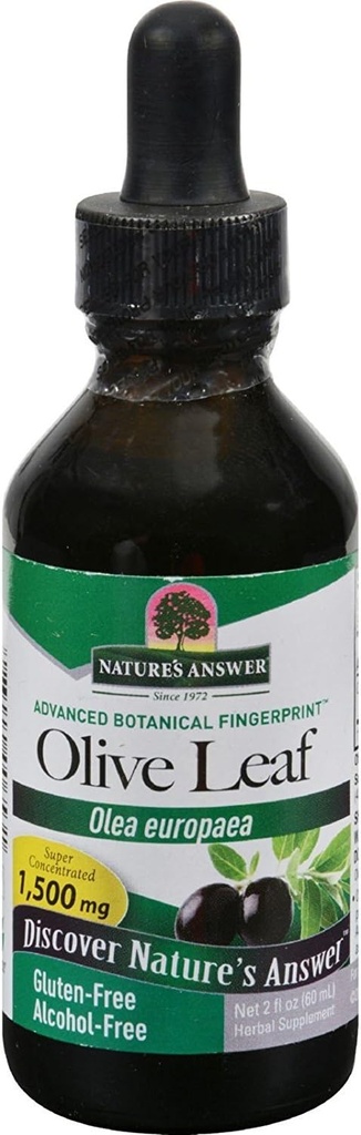 Nature's Answer Oleopein Olive Leaf, Promovează Global Good Health and Well Being* Alcool-Free, Gluten-Free & Kosher (2 Fl Oz (Pachetul de 2)