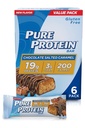 Baruri de proteine pure, proteine mari, gustări nutritive pentru a sprijini energia, zahăr scăzut, gluten gratuit, ciocolată sărată Caramel, 1.76oz, 4 Pack
