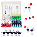 Kit model molecular LINKTOR (239 piese), student sau profesor Set pentru învățarea chimie organică și organică, entuziasm motivațional pentru învățarea și creșterea imaginației spațiale