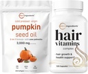 Micro Ingrediente ulei de semințe de dovleac cu fierăstrău Palmetto 3000 mg Softgels & Vitamine de păr capsule complexe 