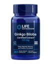 Extensia de viaţă Ginkgo Biloba Extract certificatTM, 120 mg, ajută la menţinerea memoriei şi cogniţiei, gluten-free, non-GMO, vegetarian, 365 capsule