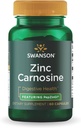 Swanson Ultra zinc Carnosine (PepZingi) - 60 capsule - Suplimentul natural pentru sănătatea gastrică, suport digestiv și echilibru microbial stomac