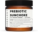Erbology Organic Sunchoke Powder 2.1 oz - 30 Servings - 50% Prebiotic Inulin Fiber - Sprijină Gut Health și promovează Diverse Microbiome - Hraneste Bacteria buna - Vegan - Gluten-Free - OMG-free