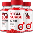 (3 Pack) Vital Surge Gummies, Vital Vita Surge Advanced Extra Formula 1000MG Vigor Pump Men's Vitamin Supplement - Vitalsurge Vitasurge All Natural Ingredients Delicious Chews (180 Gummies)
