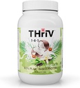 Thriv ThriV Nutriție - Pe bază de plante organice praf de proteine, ciocolată sau vanilie, Vegan, gluten-free, non-GMO, lactate gratuit, (2.5lb/1,140g) Pulbere (Vanilla)