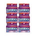 Sominex Caplete de somn pe timp de noapte, Putere maximă, 16 ea (Pachet de 6)